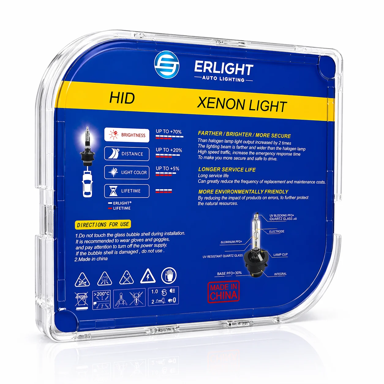 D3S Erlight (4300 K. Günışığı) 2 Adet - Far Ampulü