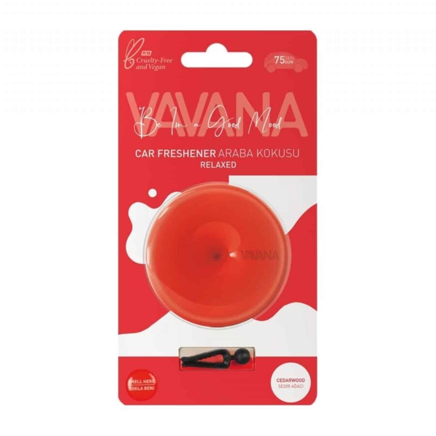 VAVANA CAR FRESHENER RELAXED BLISTER Geçme Koku budaolsun.com