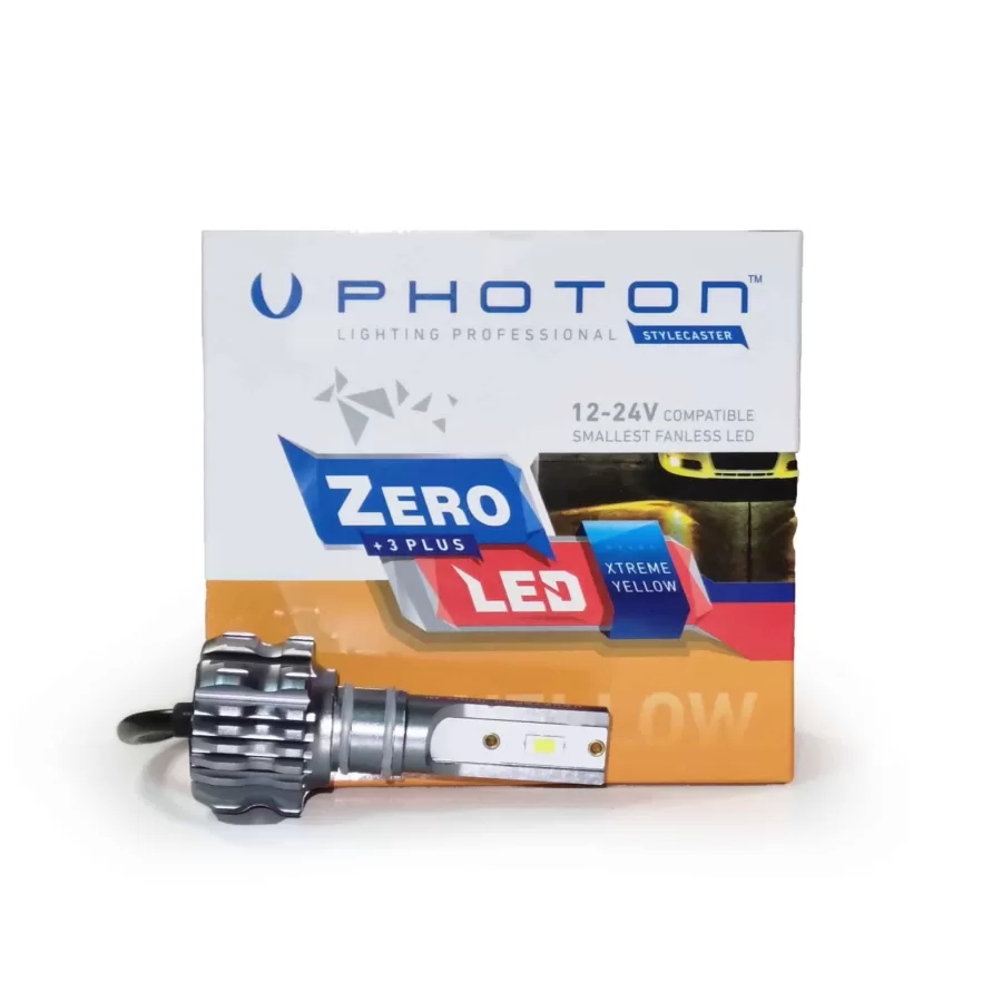 Photon Zero Sarı H11 +3 Plus Fansız Led 12-24V Xenon LED budaolsun.com