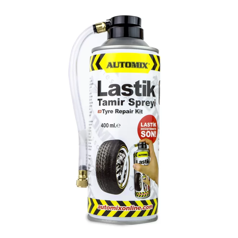 Automix Lastik Tamir Spreyi 400ML Lastik Tamir Kiti budaolsun.com