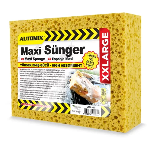Automix Maxi Sünger 18 X 14 X 6,5 Cm Sünger budaolsun.com